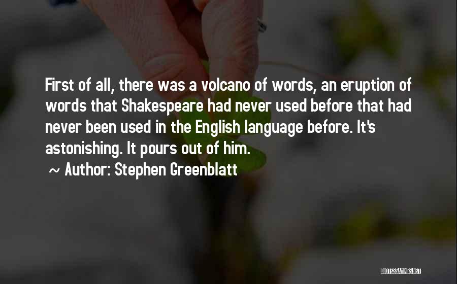 English Language By Shakespeare Quotes By Stephen Greenblatt