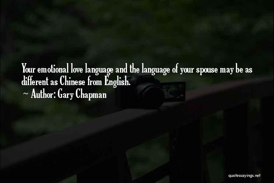 English Language Quotes By Gary Chapman