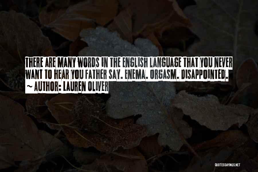 English Language Quotes By Lauren Oliver