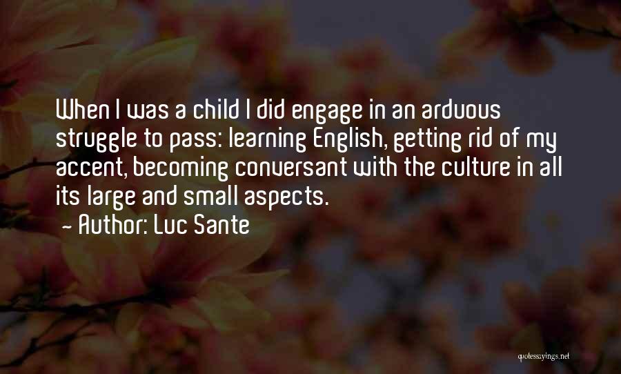 English Learning Quotes By Luc Sante