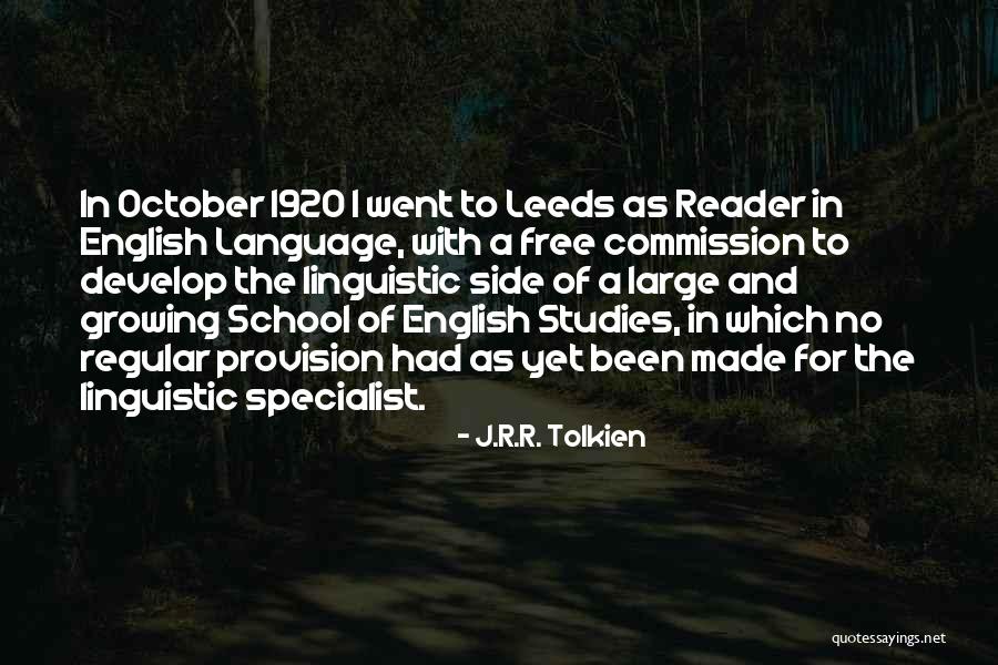 English Linguistic Quotes By J.R.R. Tolkien English Linguistic Quotes By J.R.R. Tolkien