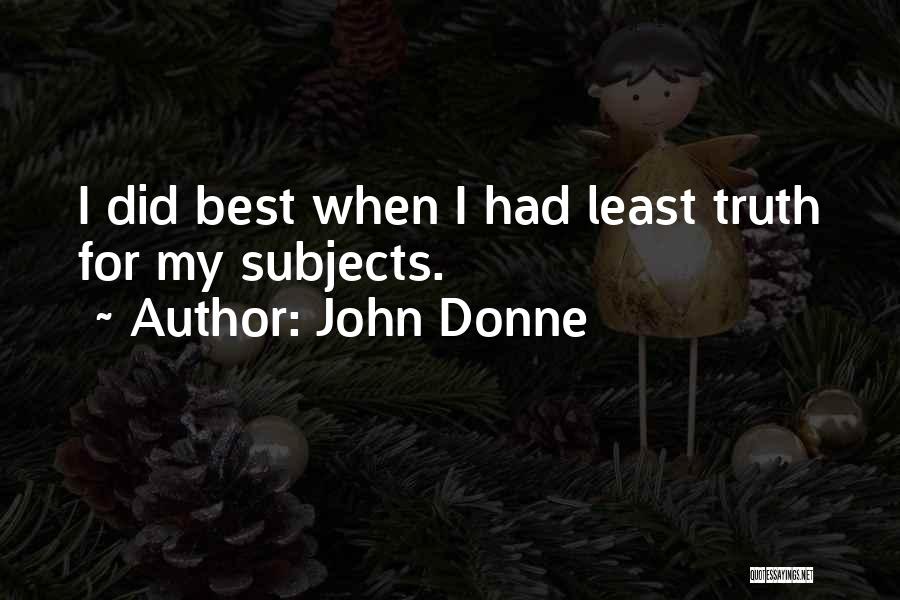 English Literature Best Quotes By John Donne