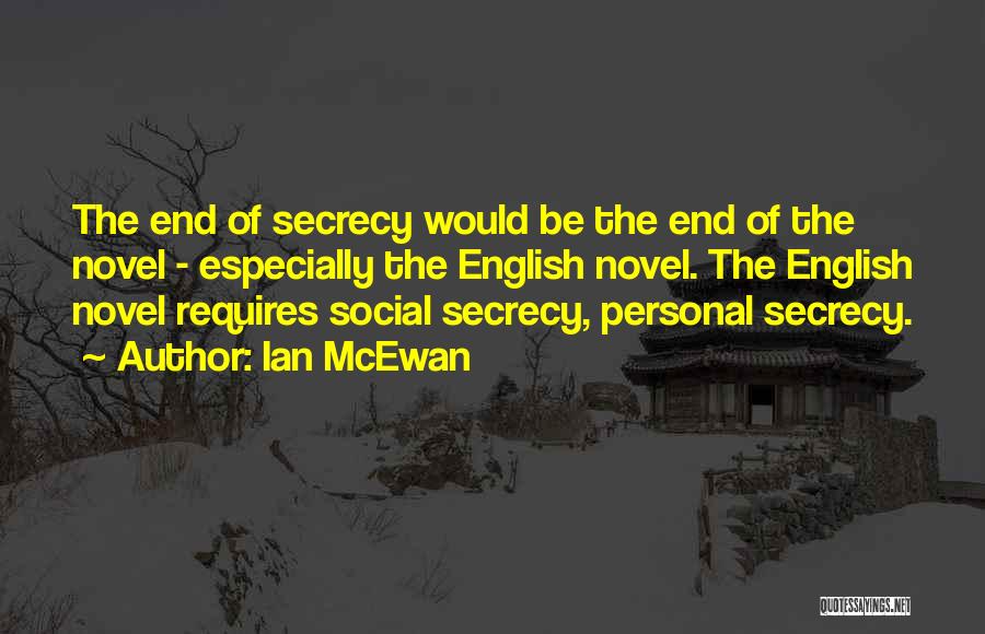 English Novel Quotes By Ian McEwan