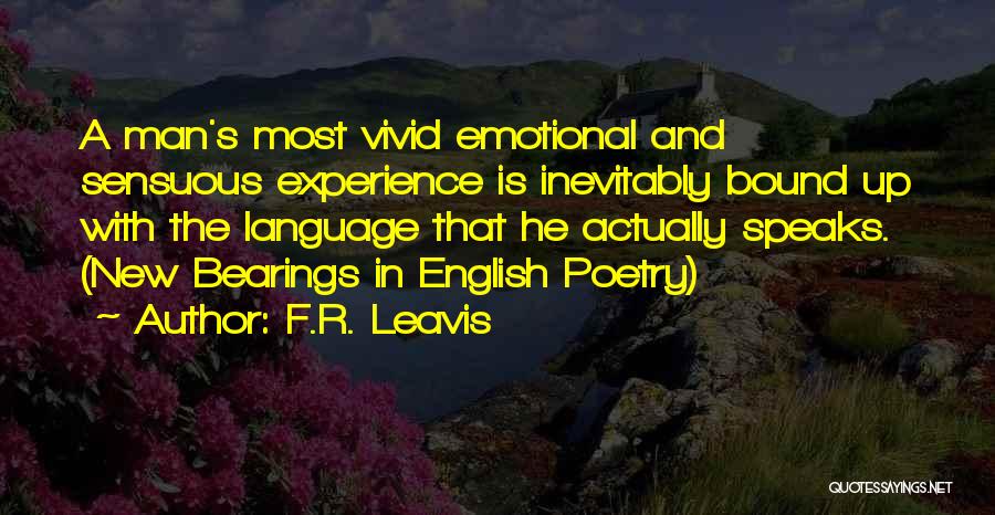 English Poetry And Quotes By F.R. Leavis