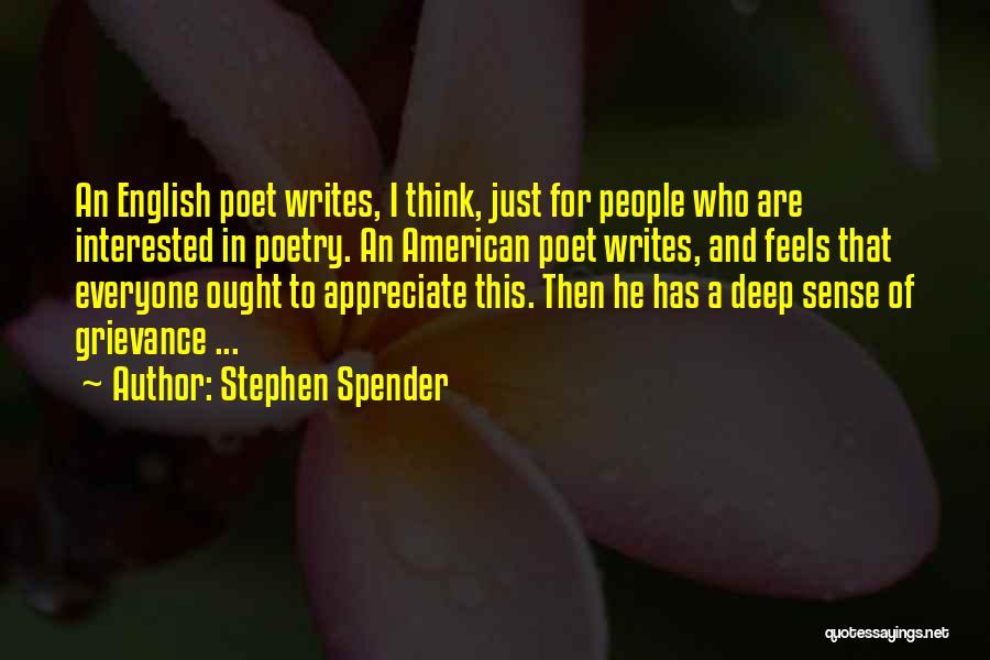 English Poetry And Quotes By Stephen Spender