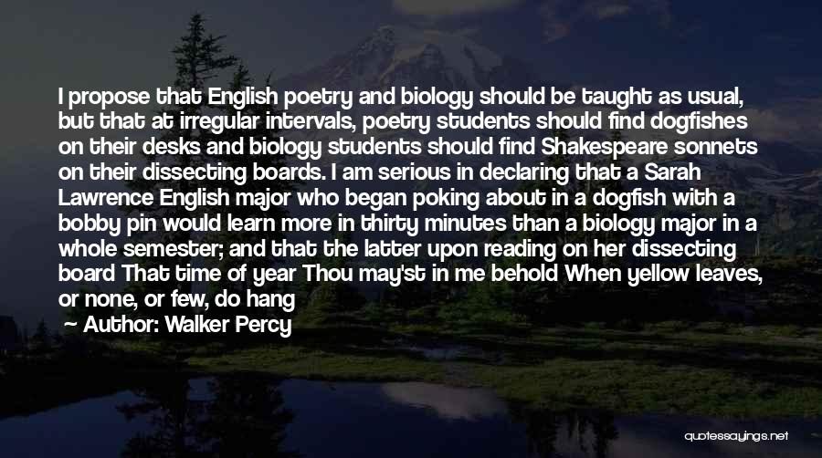 English Poetry And Quotes By Walker Percy