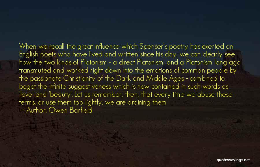 English Poetry Love Quotes By Owen Barfield English Poetry Love Quotes By Owen Barfield
