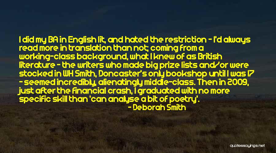 English Poetry Quotes By Deborah Smith