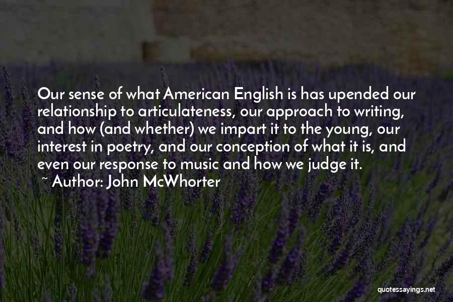 English Poetry Quotes By John McWhorter