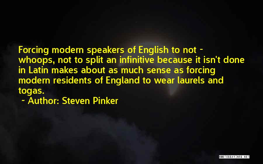 English Speakers Quotes By Steven Pinker