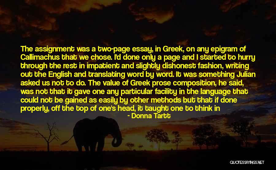 English Writing Quotes By Donna Tartt English Writing Quotes By Donna Tartt