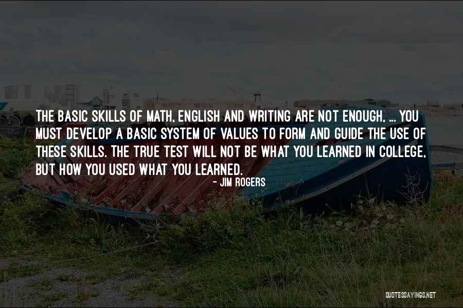 English Writing Quotes By Jim Rogers