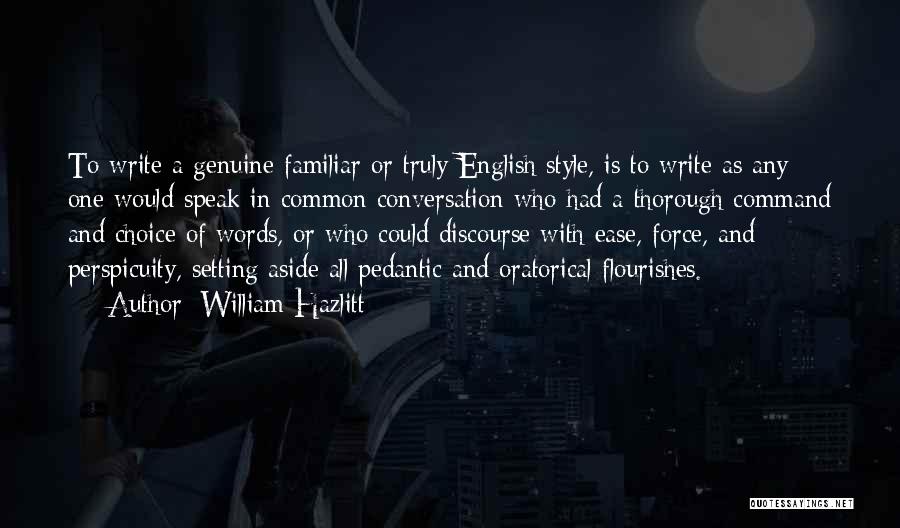 English Writing Quotes By William Hazlitt
