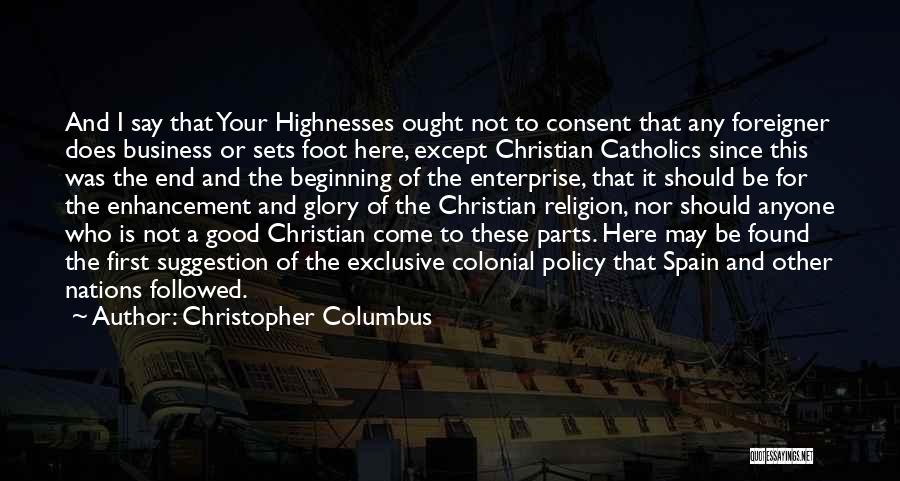 Enhancement Quotes By Christopher Columbus