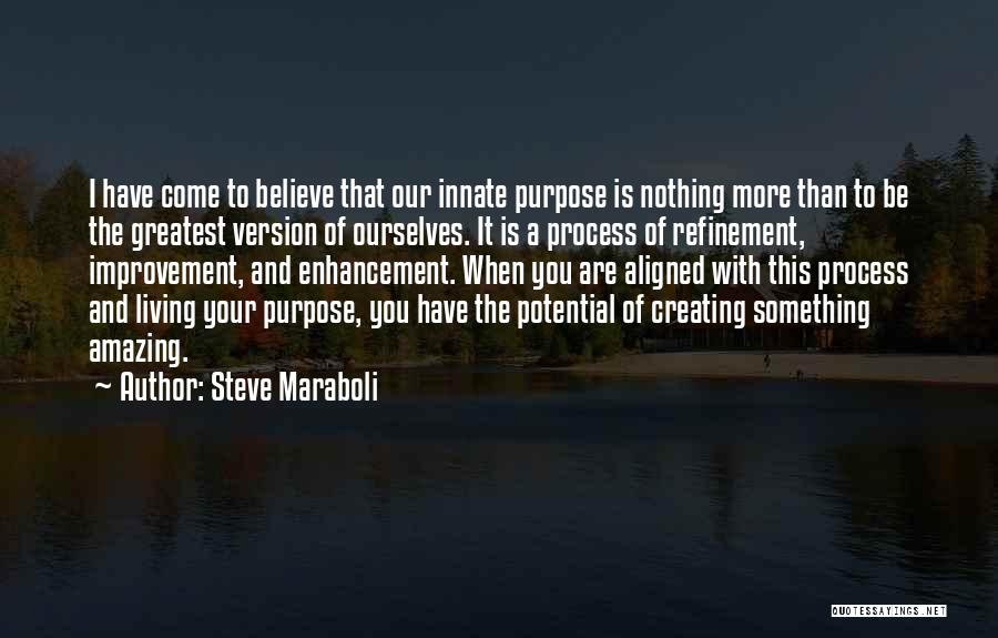 Enhancement Quotes By Steve Maraboli