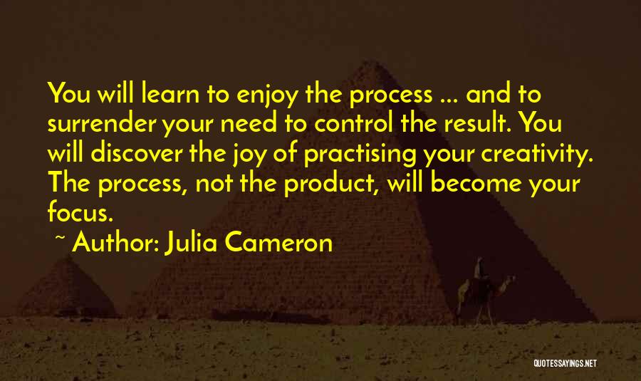 Enjoy And Learn Quotes By Julia Cameron
