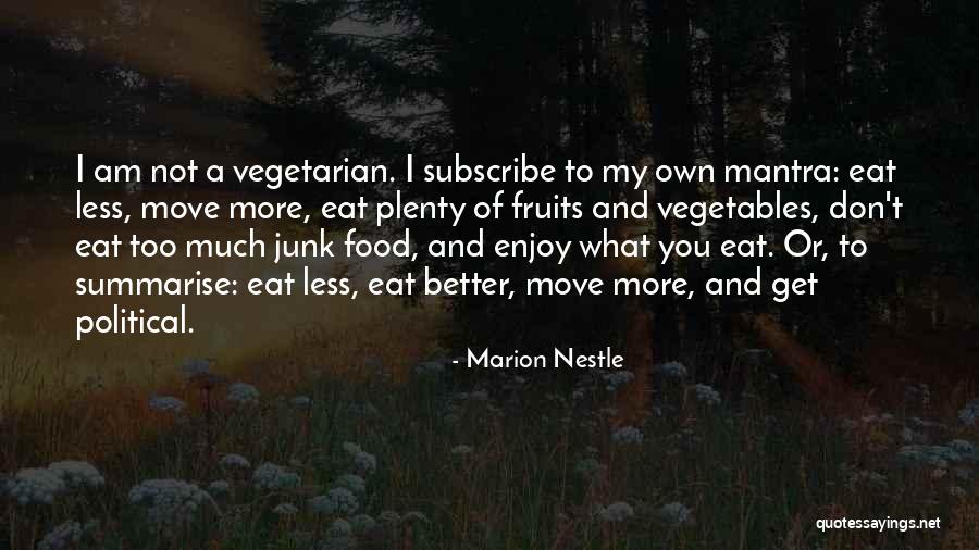 Enjoy Food Quotes By Marion Nestle Enjoy Food Quotes By Marion Nestle