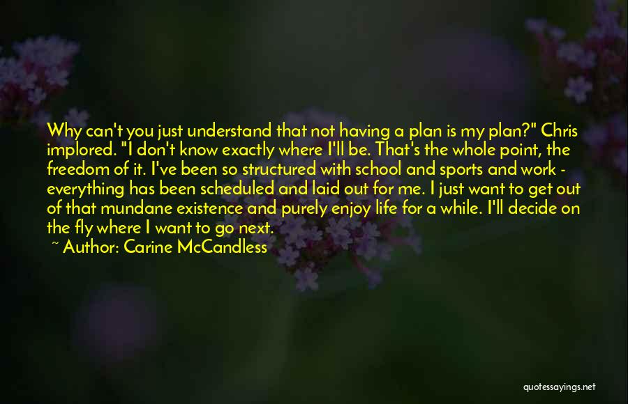 Enjoy Life And Work Quotes By Carine McCandless