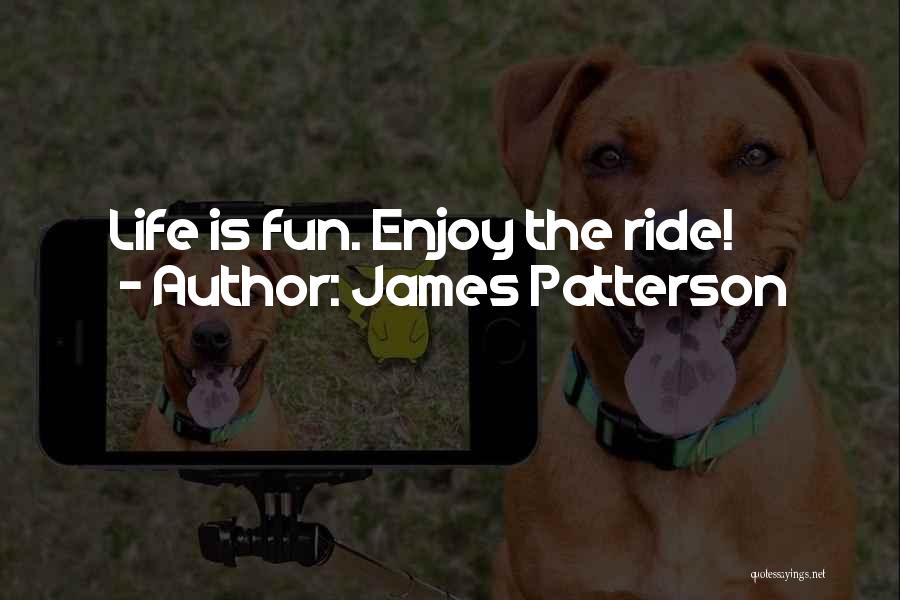 Enjoy Life Fun Quotes By James Patterson