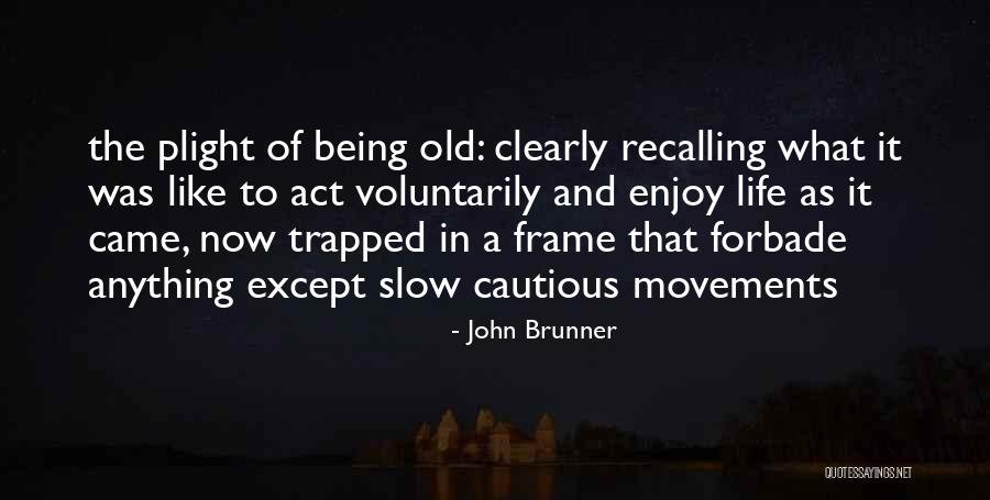 Enjoy Life Now Quotes By John Brunner Enjoy Life Now Quotes By John Brunner