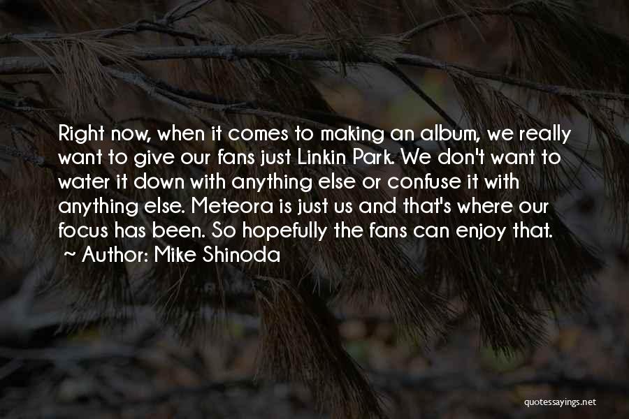 Enjoy Right Now Quotes By Mike Shinoda