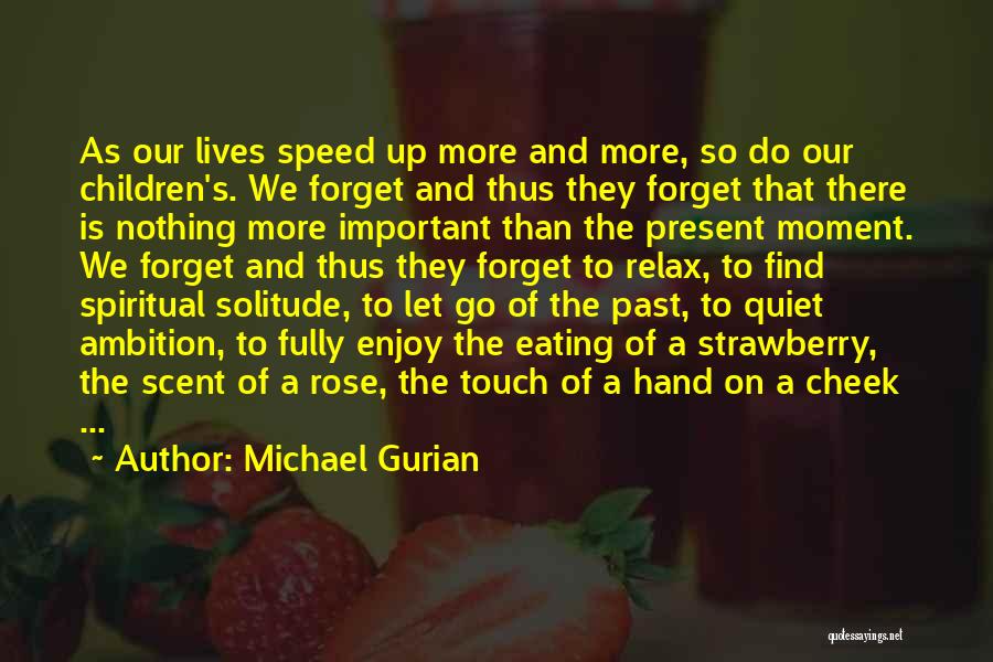 Enjoy The Here And Now Quotes By Michael Gurian