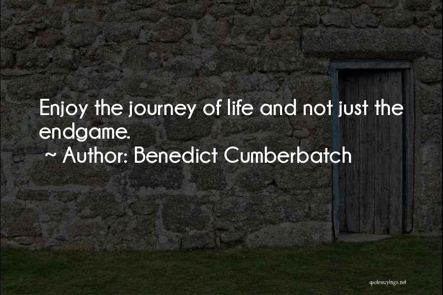 Enjoy The Journey Of Life Quotes By Benedict Cumberbatch