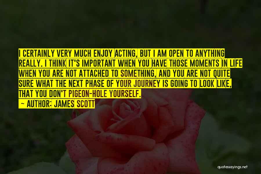 Enjoy The Journey Of Life Quotes By James Scott