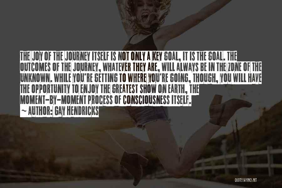 Enjoy The Journey Quotes By Gay Hendricks