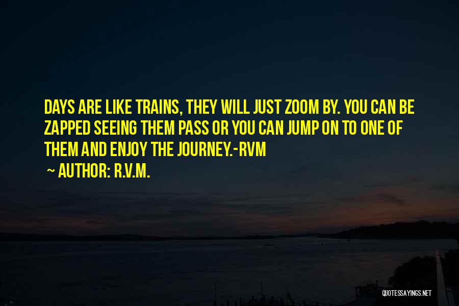 Enjoy The Journey Quotes By R.v.m.
