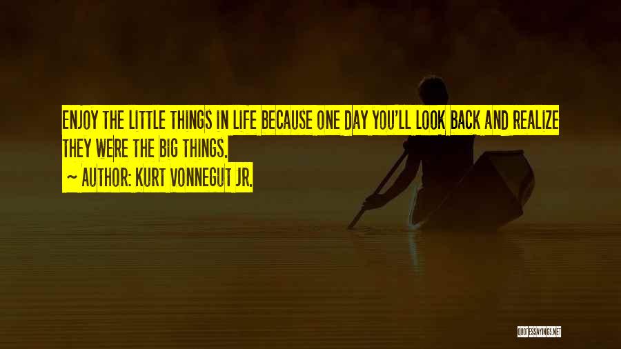 Enjoy The Little Things In Life Quotes By Kurt Vonnegut Jr.