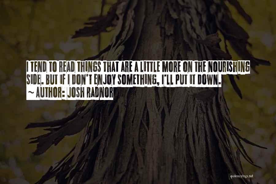 Enjoy The Little Things Quotes By Josh Radnor