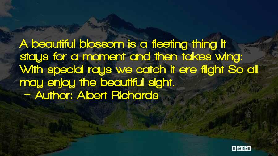 Enjoy The Moment Quotes By Albert Richards