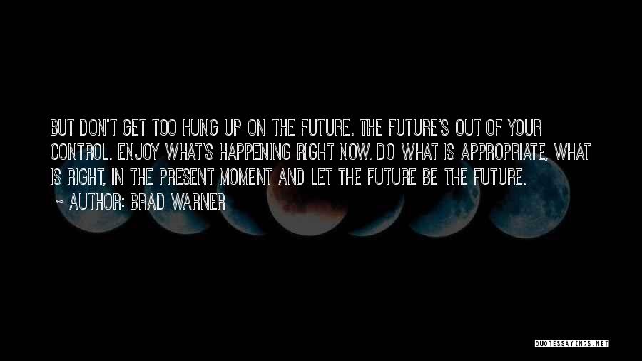 Enjoy The Present And The Future Quotes By Brad Warner