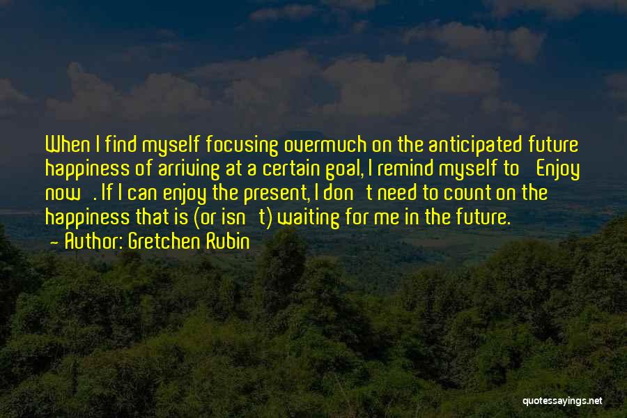 Enjoy The Present Quotes By Gretchen Rubin