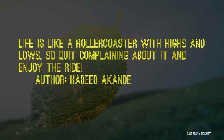 Enjoy The Ride Quotes By Habeeb Akande