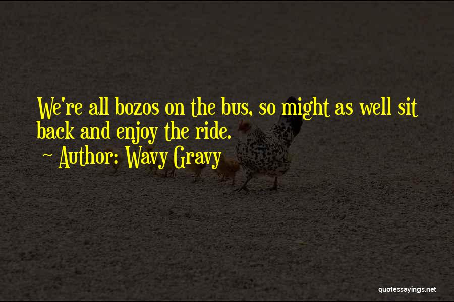 Enjoy The Ride Quotes By Wavy Gravy