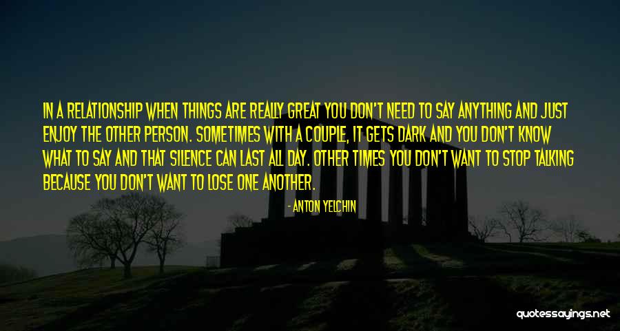 Enjoy The Silence Quotes By Anton Yelchin Enjoy The Silence Quotes By Anton Yelchin