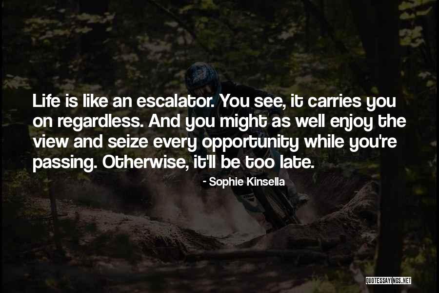 Enjoy The View Quotes By Sophie Kinsella