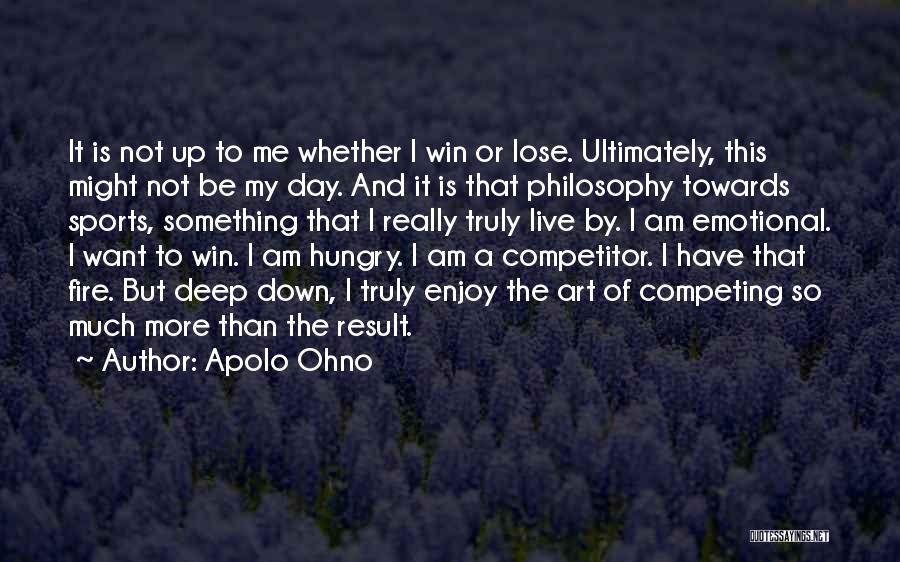 Enjoy This Day Quotes By Apolo Ohno