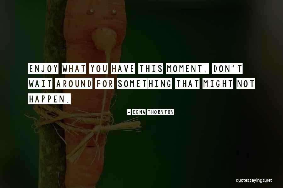 Enjoy This Life Quotes By Xena Thornton Enjoy This Life Quotes By Xena Thornton