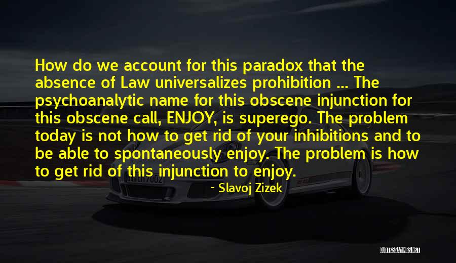 Enjoy Today Quotes By Slavoj Zizek