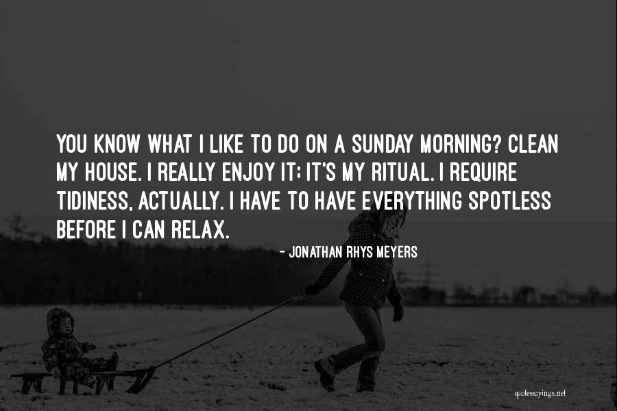 Enjoy What You Do Quotes By Jonathan Rhys Meyers