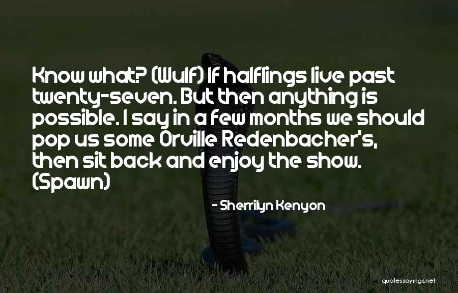 Enjoy Your Twenties Quotes By Sherrilyn Kenyon Enjoy Your Twenties Quotes By Sherrilyn Kenyon
