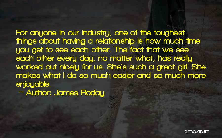 Enjoyable Day Quotes By James Roday