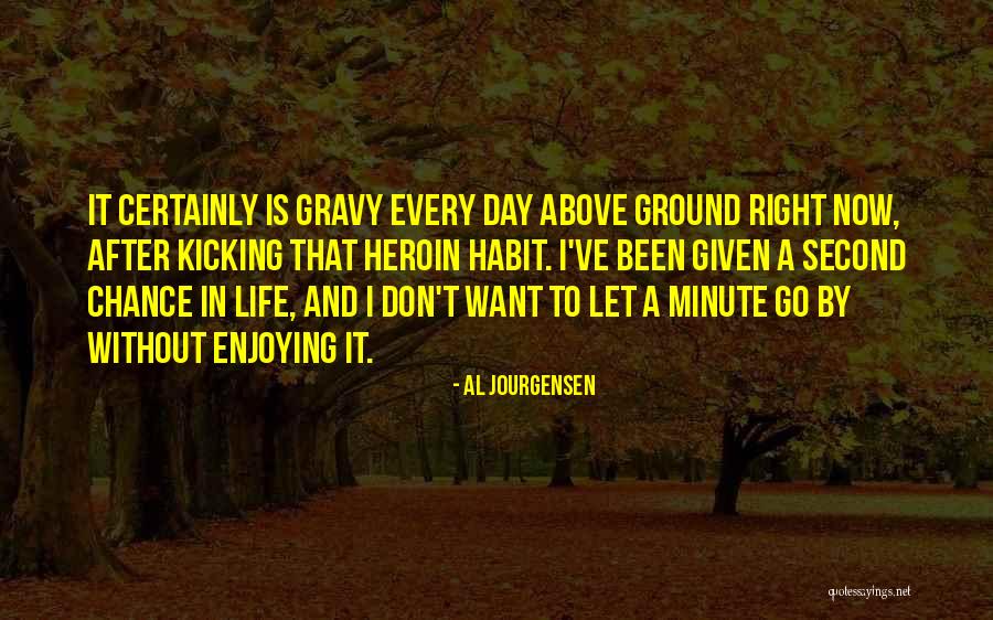 Enjoying Life Now Quotes By Al Jourgensen