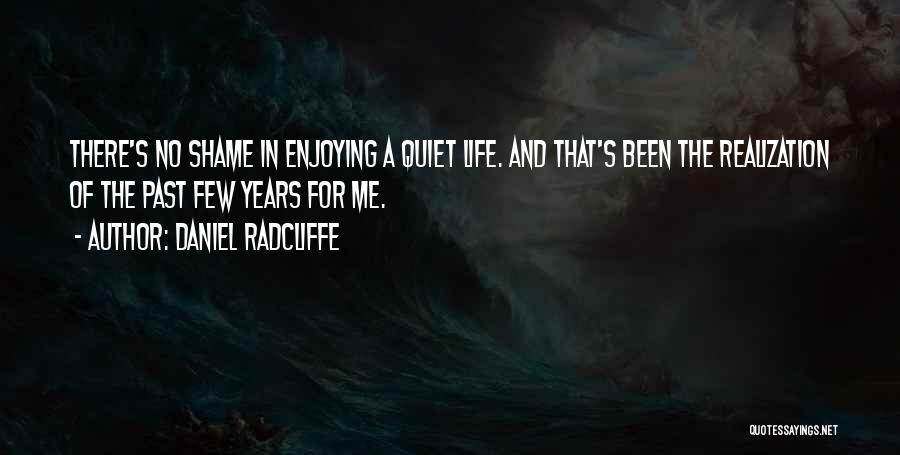 Enjoying Life Quotes By Daniel Radcliffe