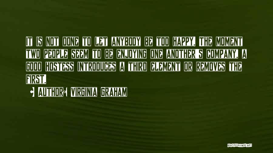Enjoying One's Own Company Quotes By Virginia Graham
