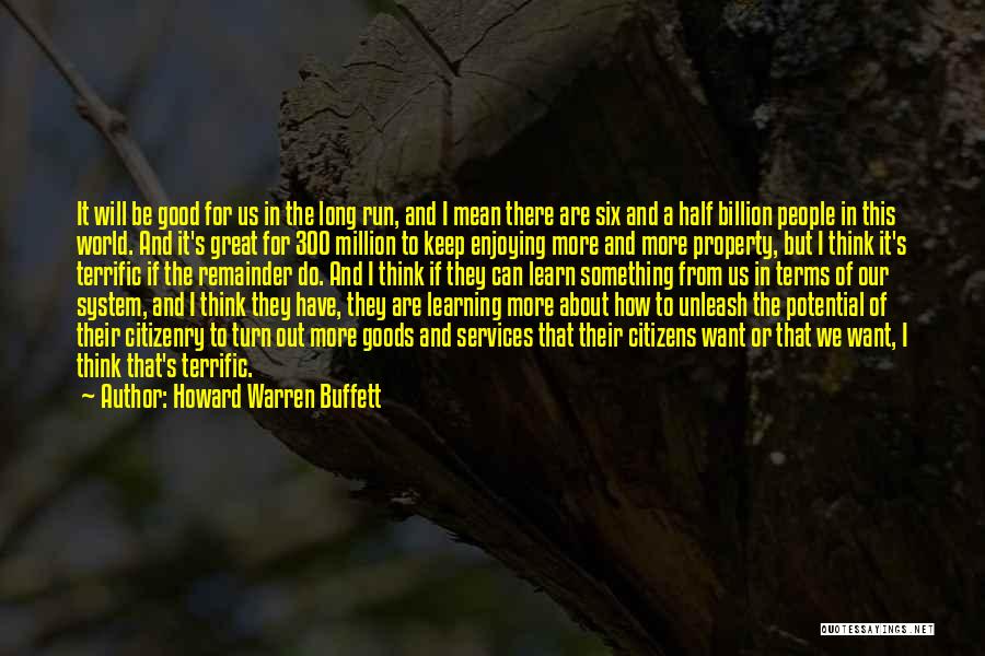 Enjoying People Quotes By Howard Warren Buffett