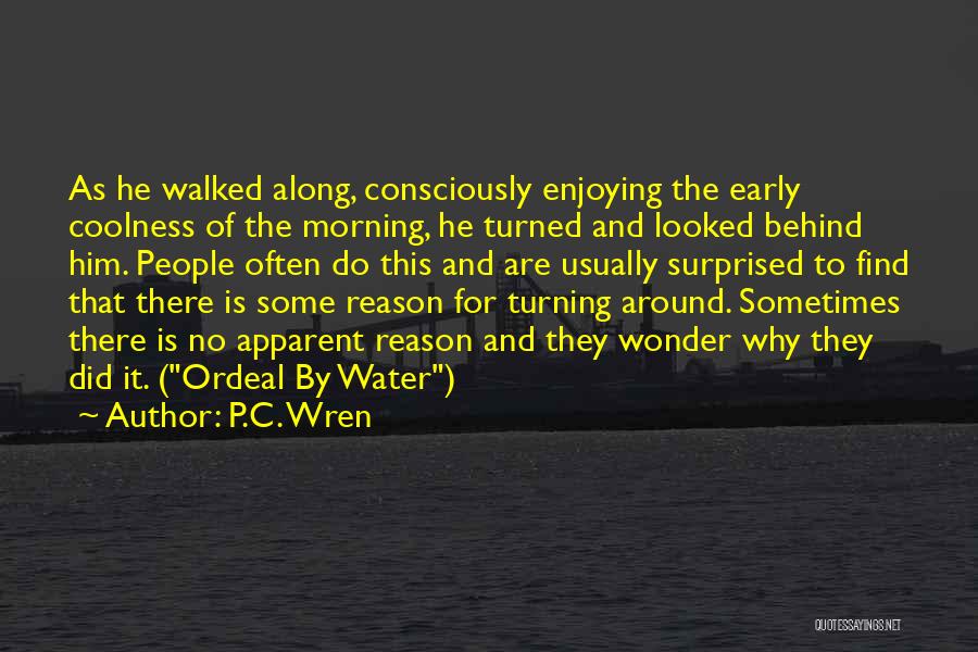 Enjoying People Quotes By P.C. Wren